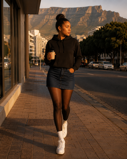 Veloura™ Dark Denim Mini Skirt