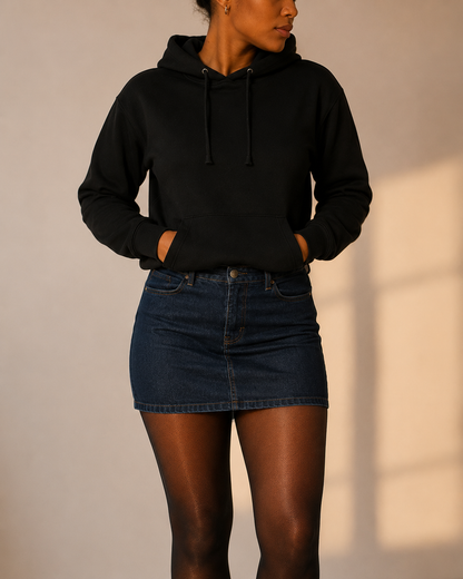 Veloura™ Dark Denim Mini Skirt